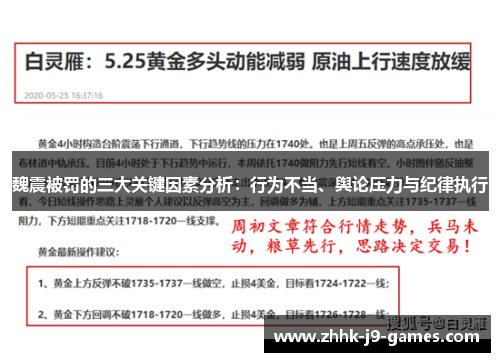 魏震被罚的三大关键因素分析:行为不当、舆论压力与纪律执行 魏震被罚的三大关键因素分析:行为不当、舆论压力与纪律执行